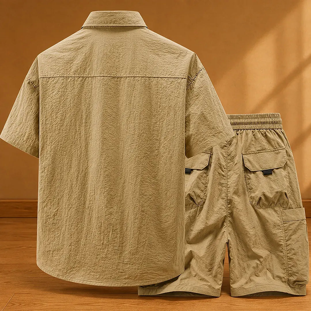 Casual Button-Up Set