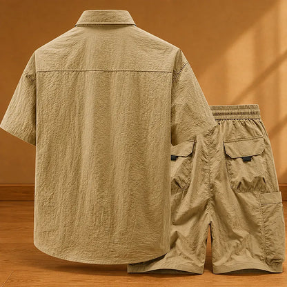 Casual Button-Up Set