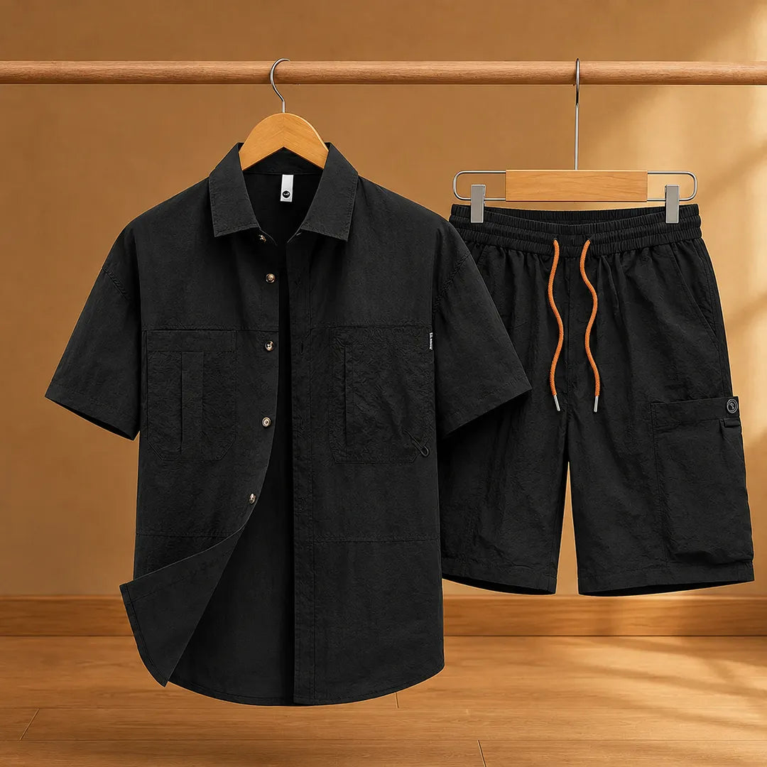 Casual Button-Up Set