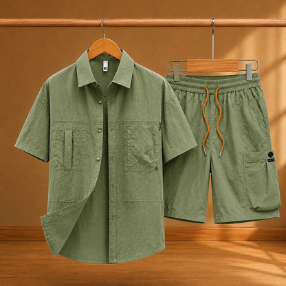 Casual Button-Up Set