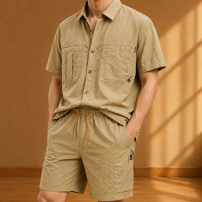 Casual Button-Up Set