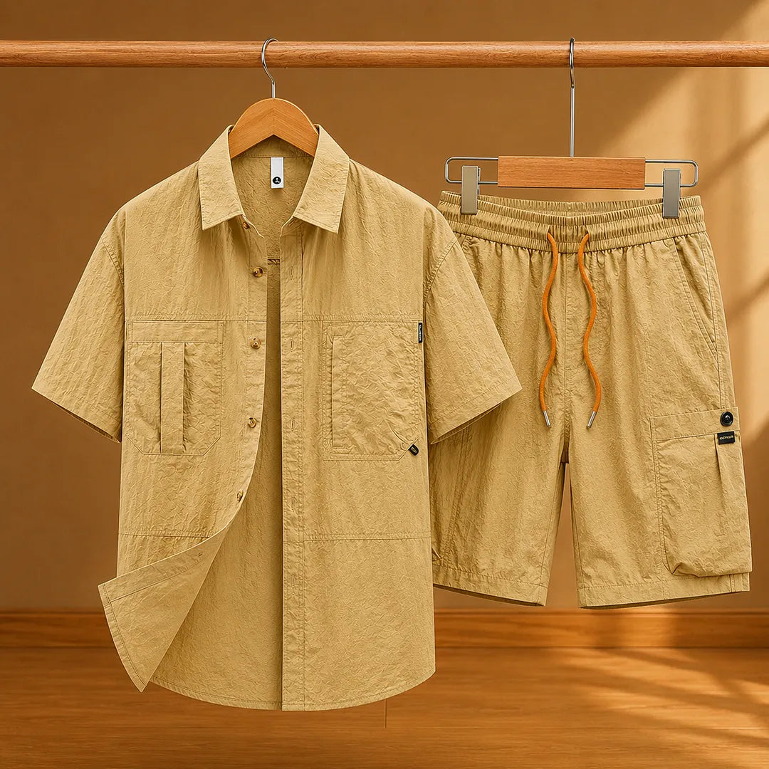 Casual Button-Up Set