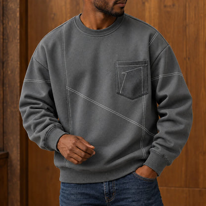 Casual Crewneck Sweatshirt