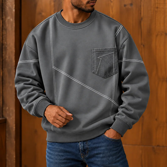 Casual Crewneck Sweatshirt
