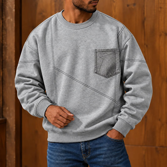 Casual Crewneck Sweatshirt