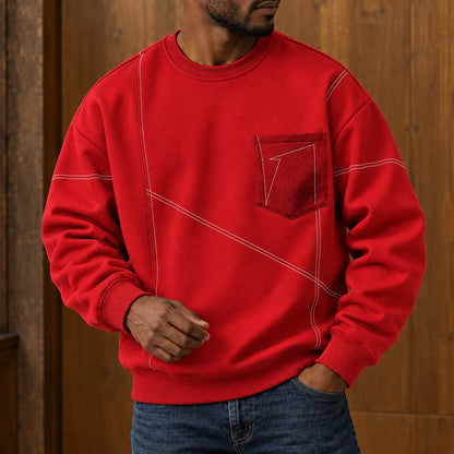 Casual Crewneck Sweatshirt