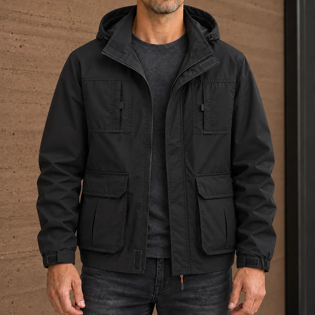 Casual Hooded Utility Jacket