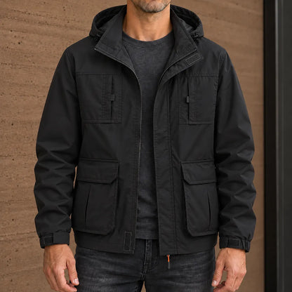 Casual Hooded Utility Jacket