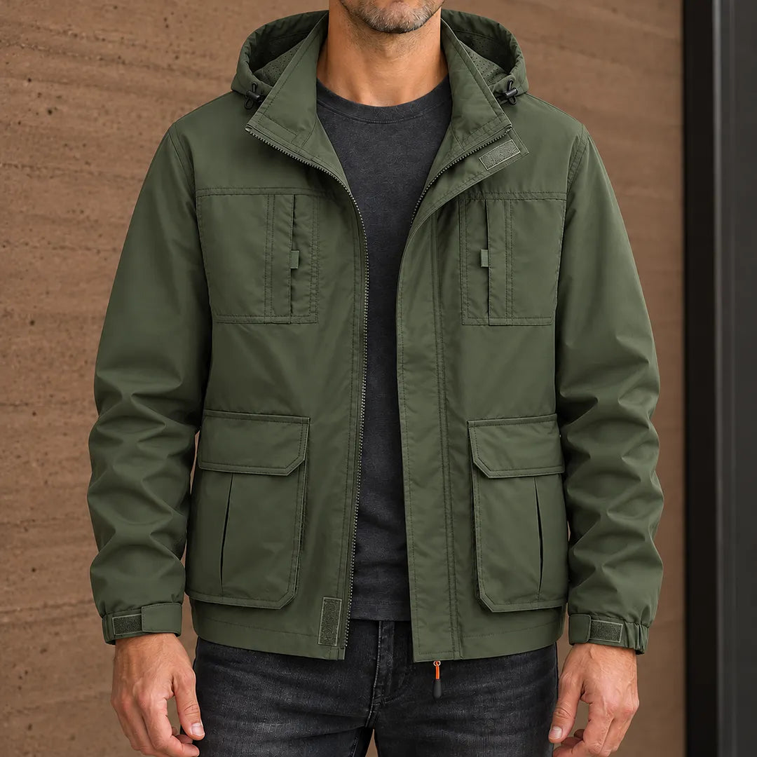 Casual Hooded Utility Jacket