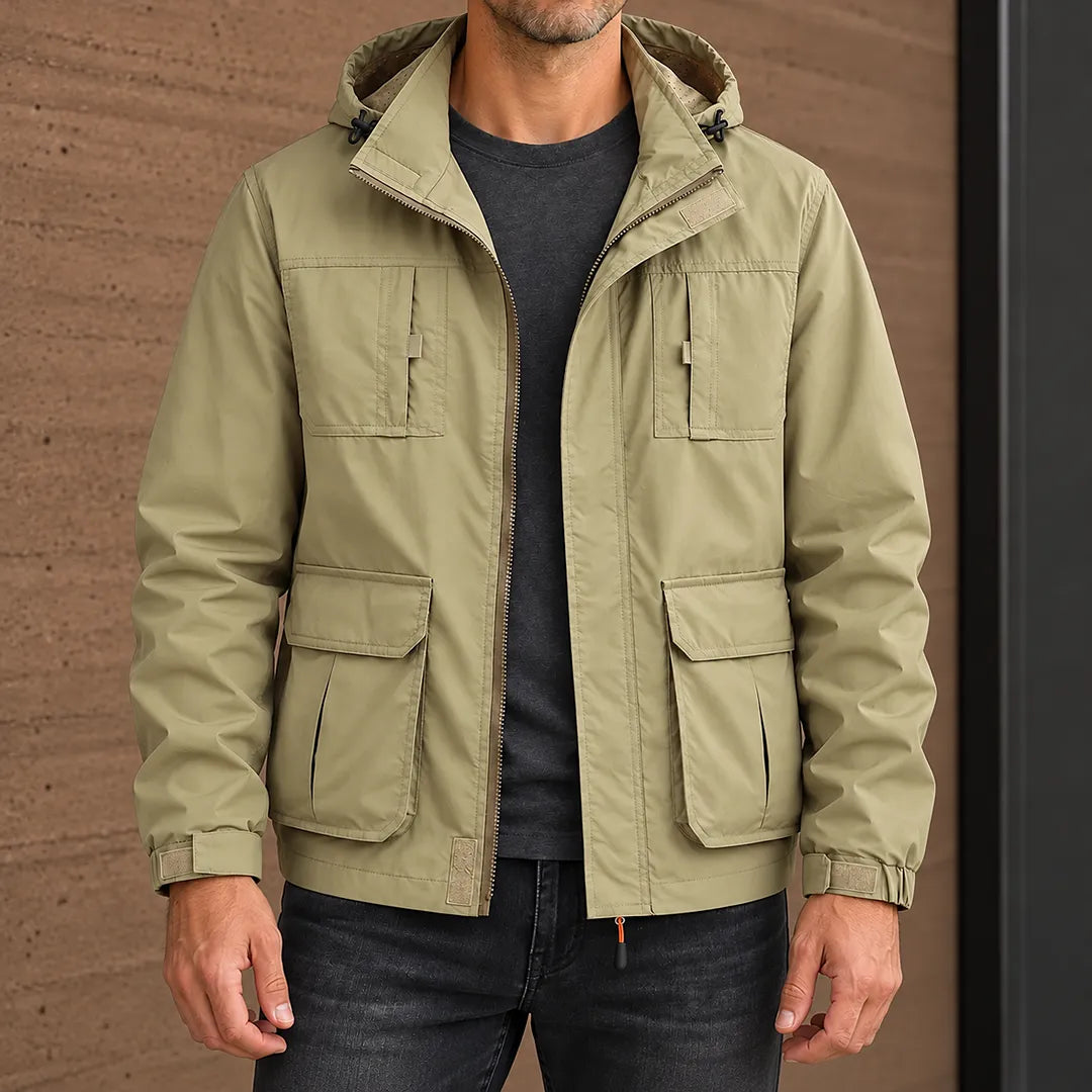 Casual Hooded Utility Jacket