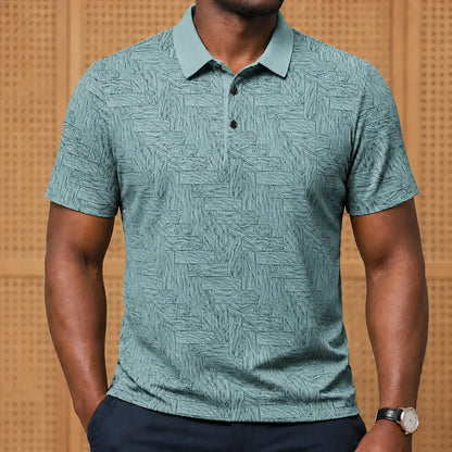 Casual Print Polo Shirt