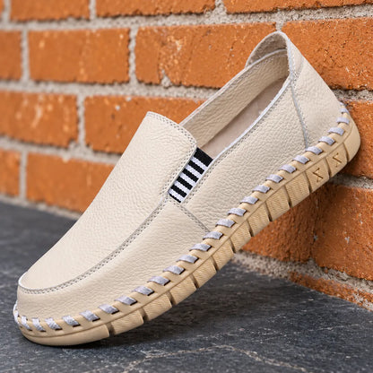 Casual Stitch Slip-On Shoes