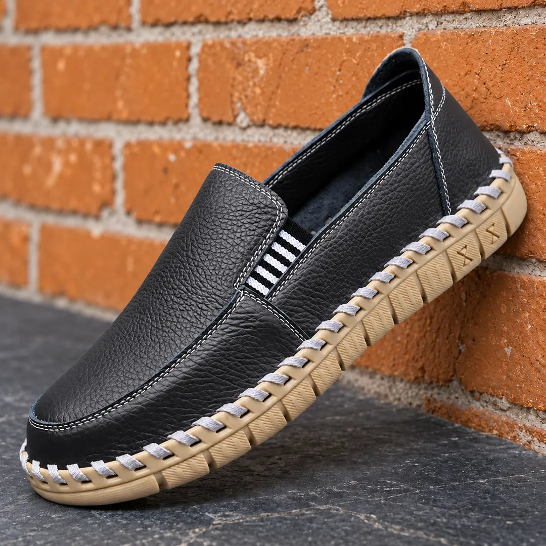 Casual Stitch Slip-On Shoes