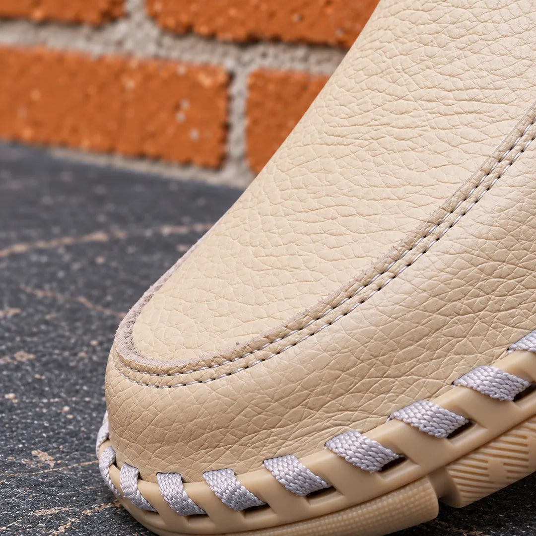 Casual Stitch Slip-On Shoes