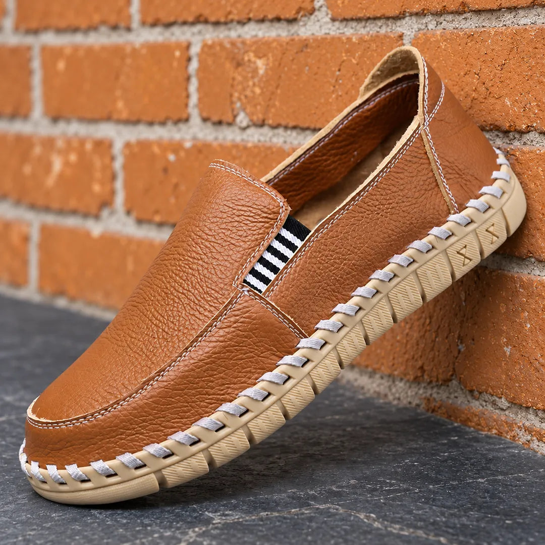 Casual Stitch Slip-On Shoes