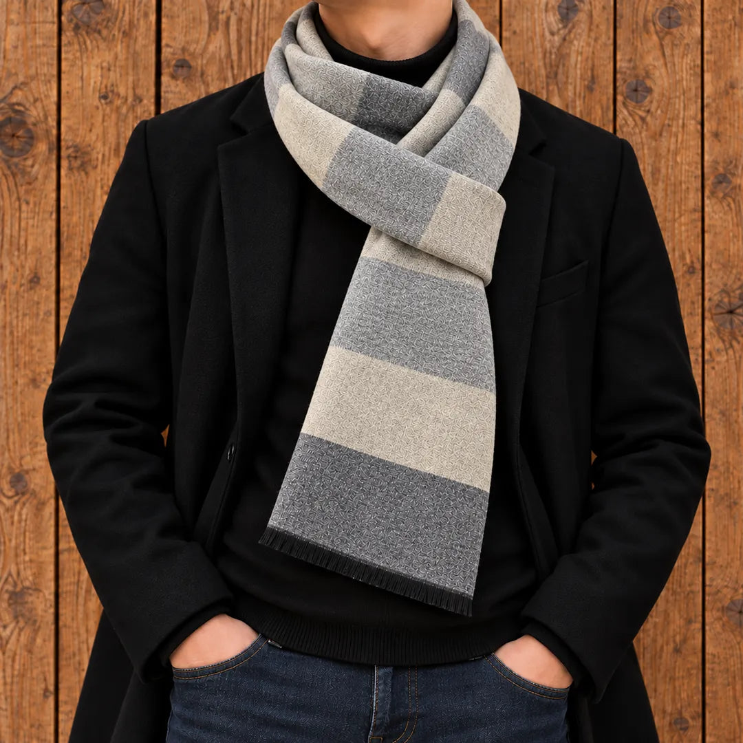Casual Striped Scarf