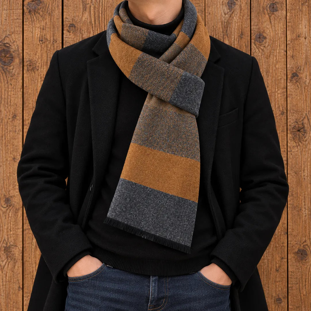 Casual Striped Scarf