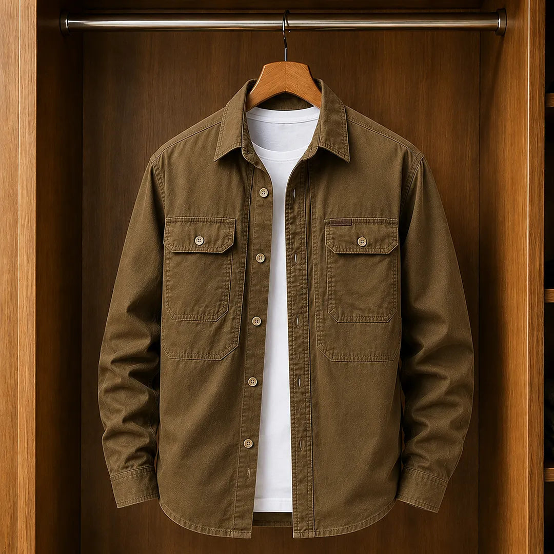 Casual Utility Overshirt