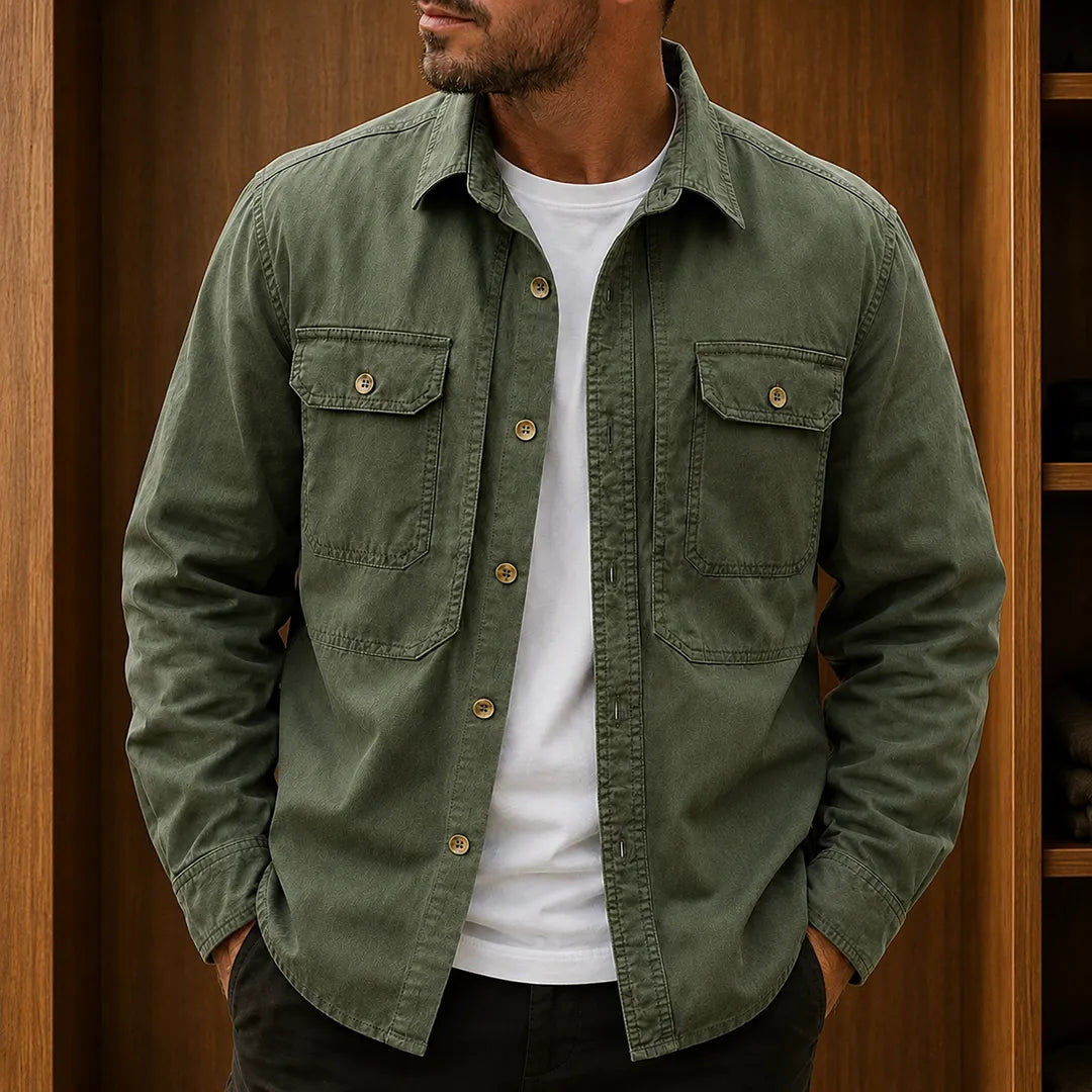 Casual Utility Overshirt