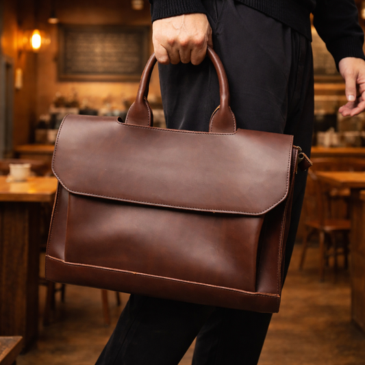 Vintage Leather Briefcase