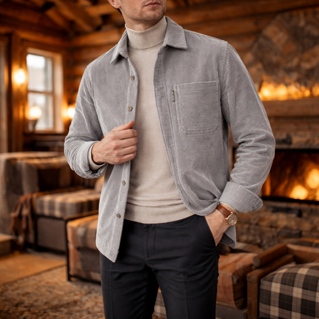 Corduroy Long Sleeve Shirt