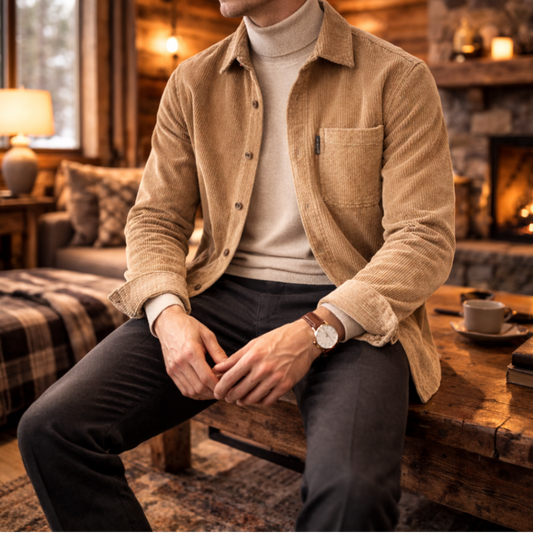 Corduroy Long Sleeve Shirt