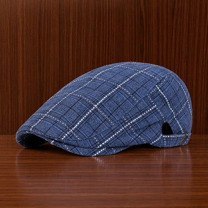 Checkered Flat Cap
