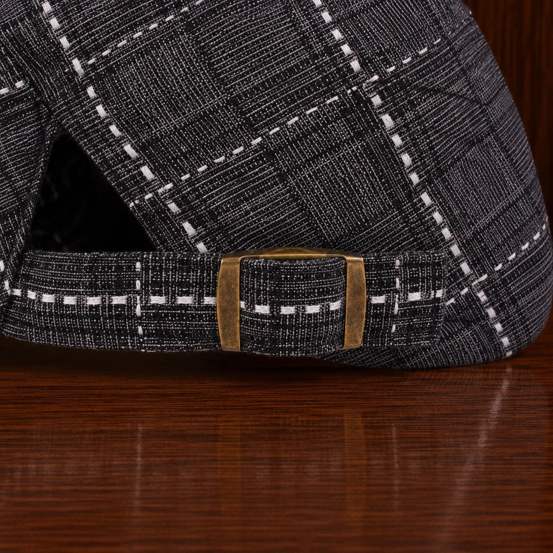 Checkered Flat Cap