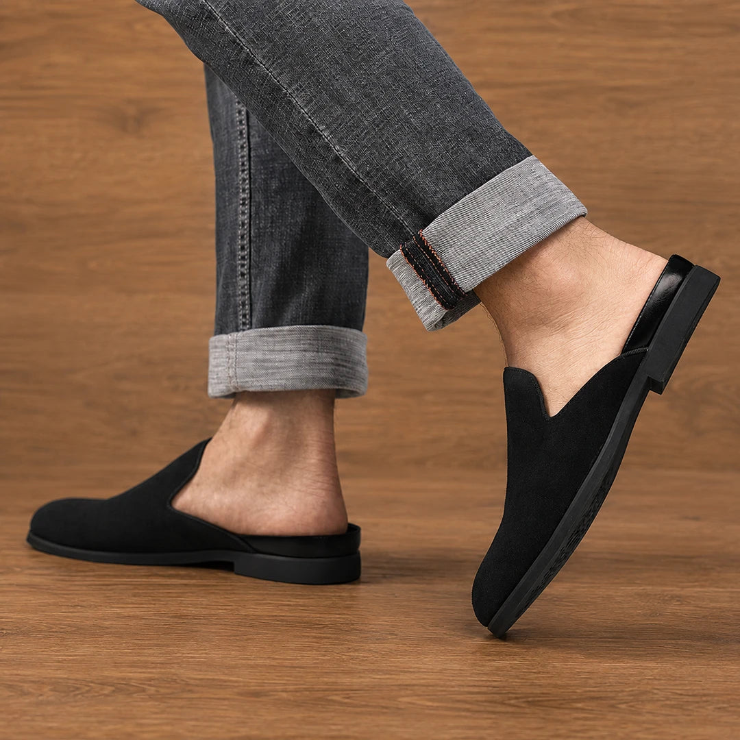 Classic Casual Suede Mules