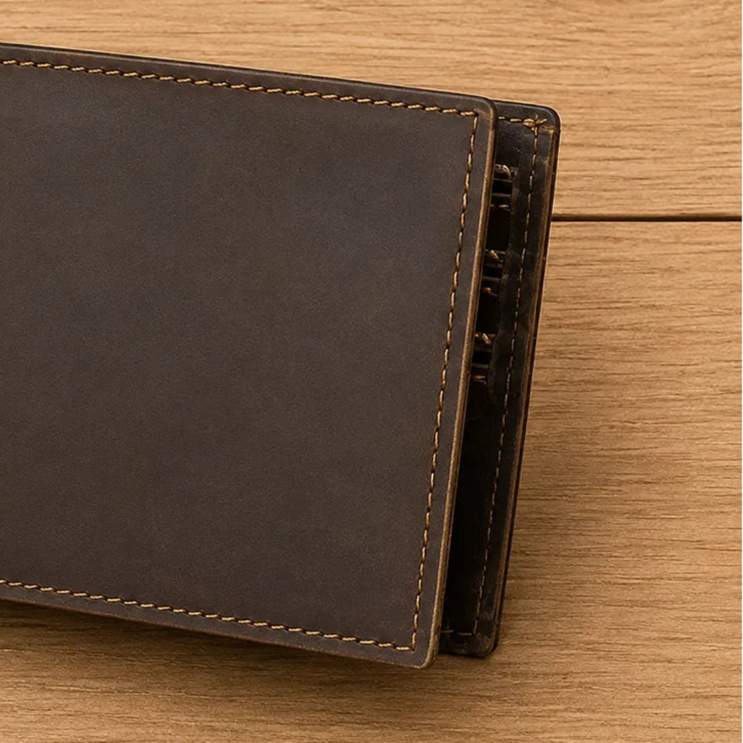 Classic Compact Leather Wallet