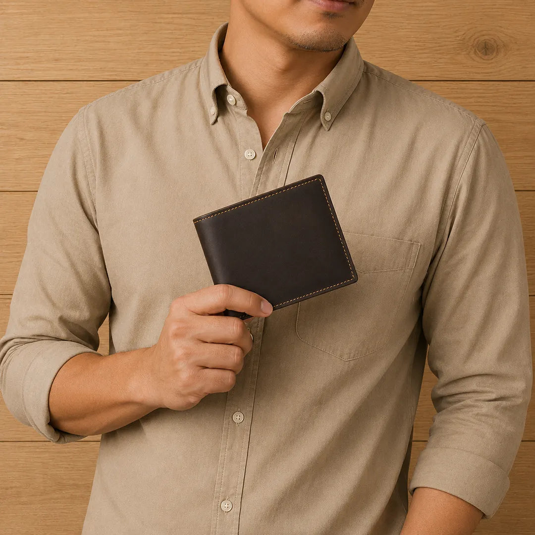 Classic Compact Leather Wallet