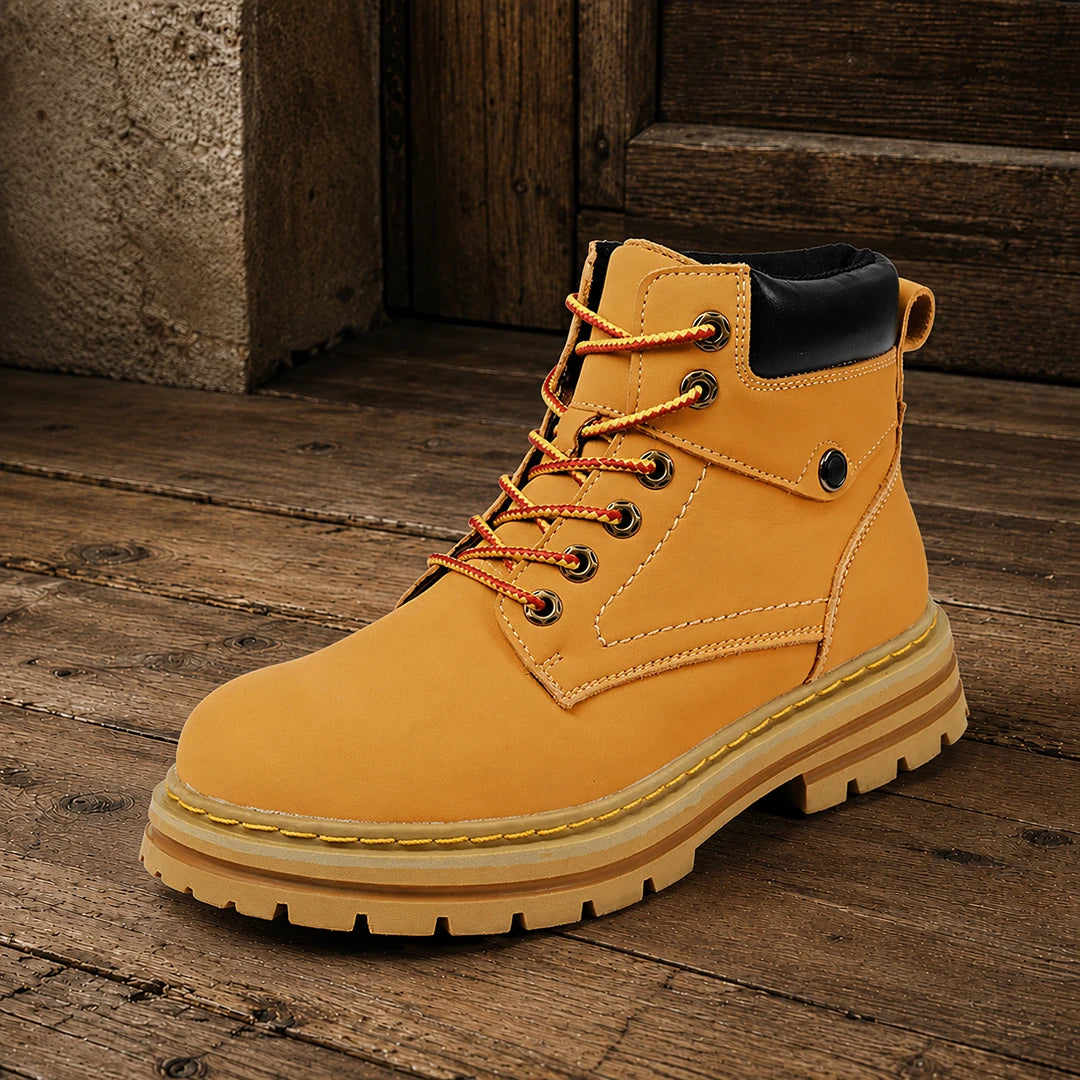 Classic High-Top Casual Boots