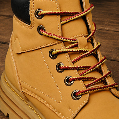 Classic High-Top Casual Boots