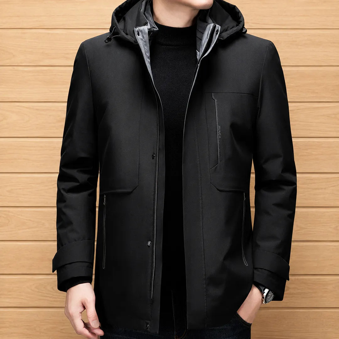 Classic Hooded Utility Coat