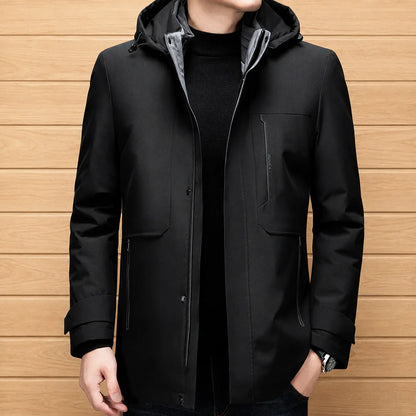 Classic Hooded Utility Coat