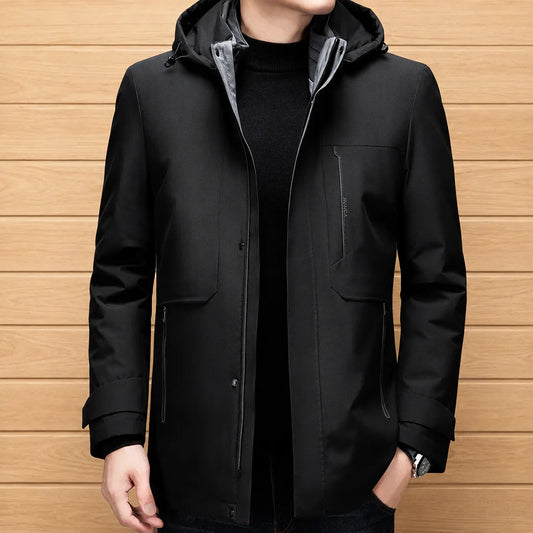 Classic Hooded Utility Coat