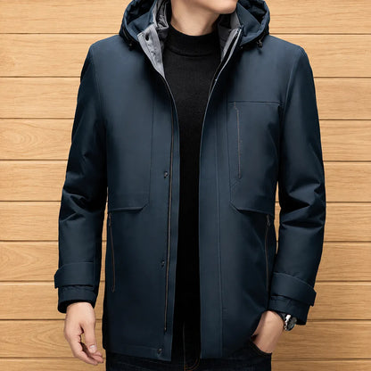 Classic Hooded Utility Coat
