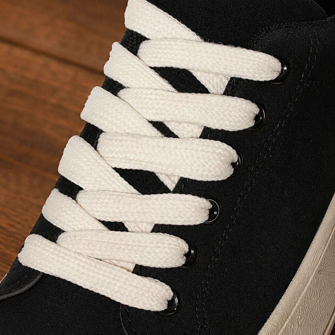 Classic Lace-Up Platform Sneakers