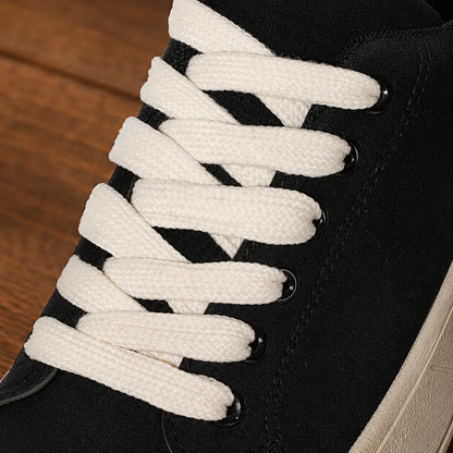 Classic Lace-Up Platform Sneakers