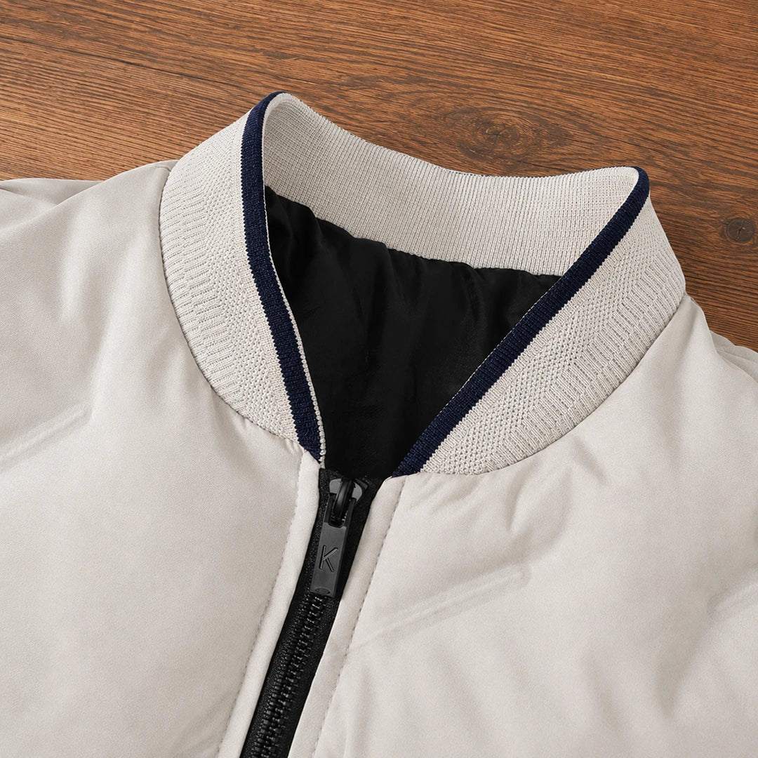 Classic Padded Bomber Jacket