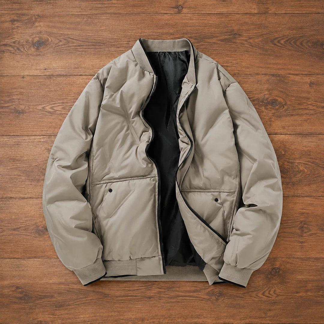 Classic Padded Bomber Jacket