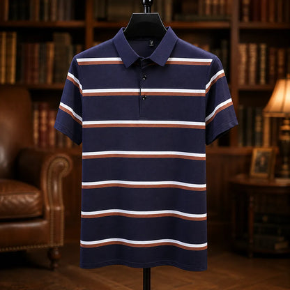 Classic Striped Polo