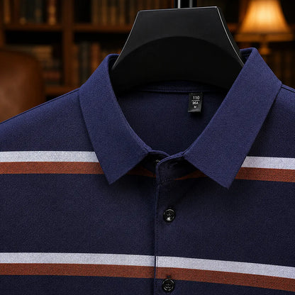 Classic Striped Polo
