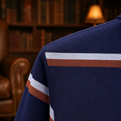Classic Striped Polo