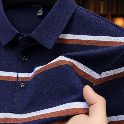 Classic Striped Polo