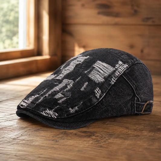 Classic Textured Flat Cap