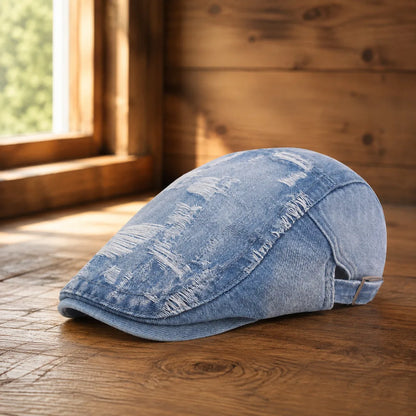 Classic Textured Flat Cap