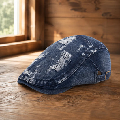 Classic Textured Flat Cap