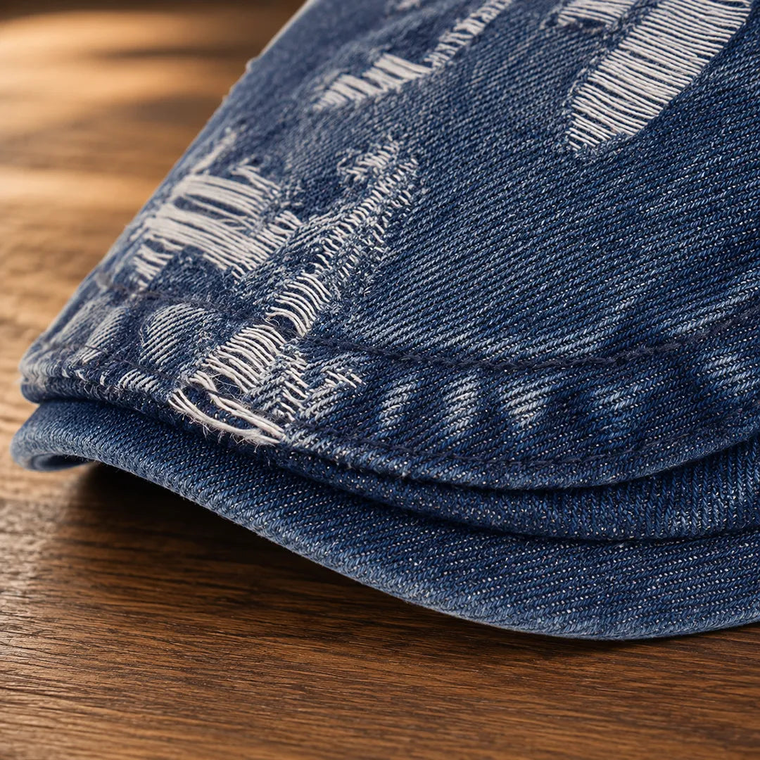 Classic Textured Flat Cap