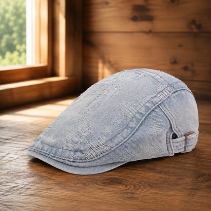 Classic Textured Flat Cap